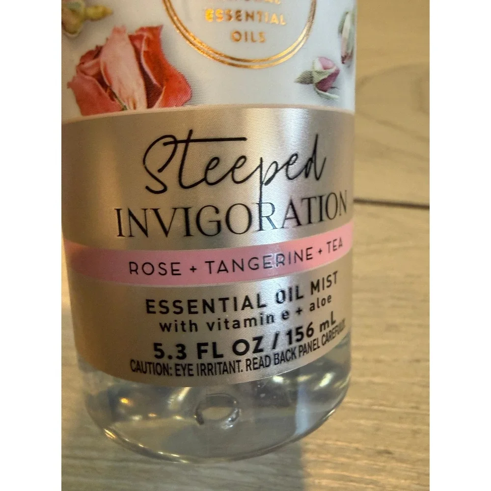 Bath Body Works Aromatherapy 80%‎ full Essential Oil Mist Rose Tangerine Tea 5.3